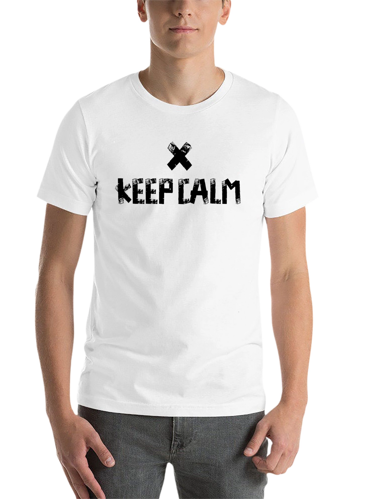 Keep Calm Black Graphic Tee