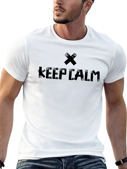 Keep Calm Black Graphic Tee