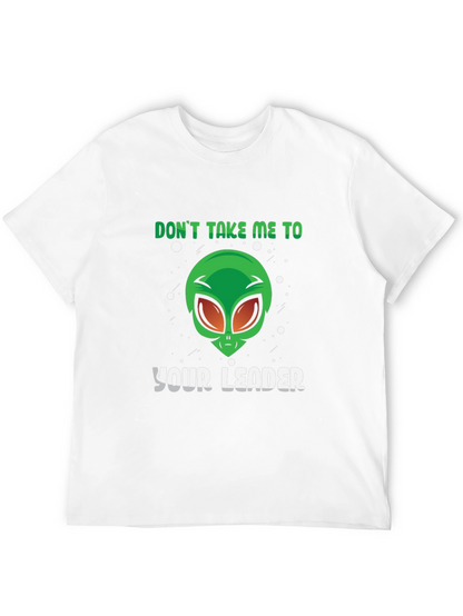 Alien Leader Graphic Tee - Sci-Fi Humor