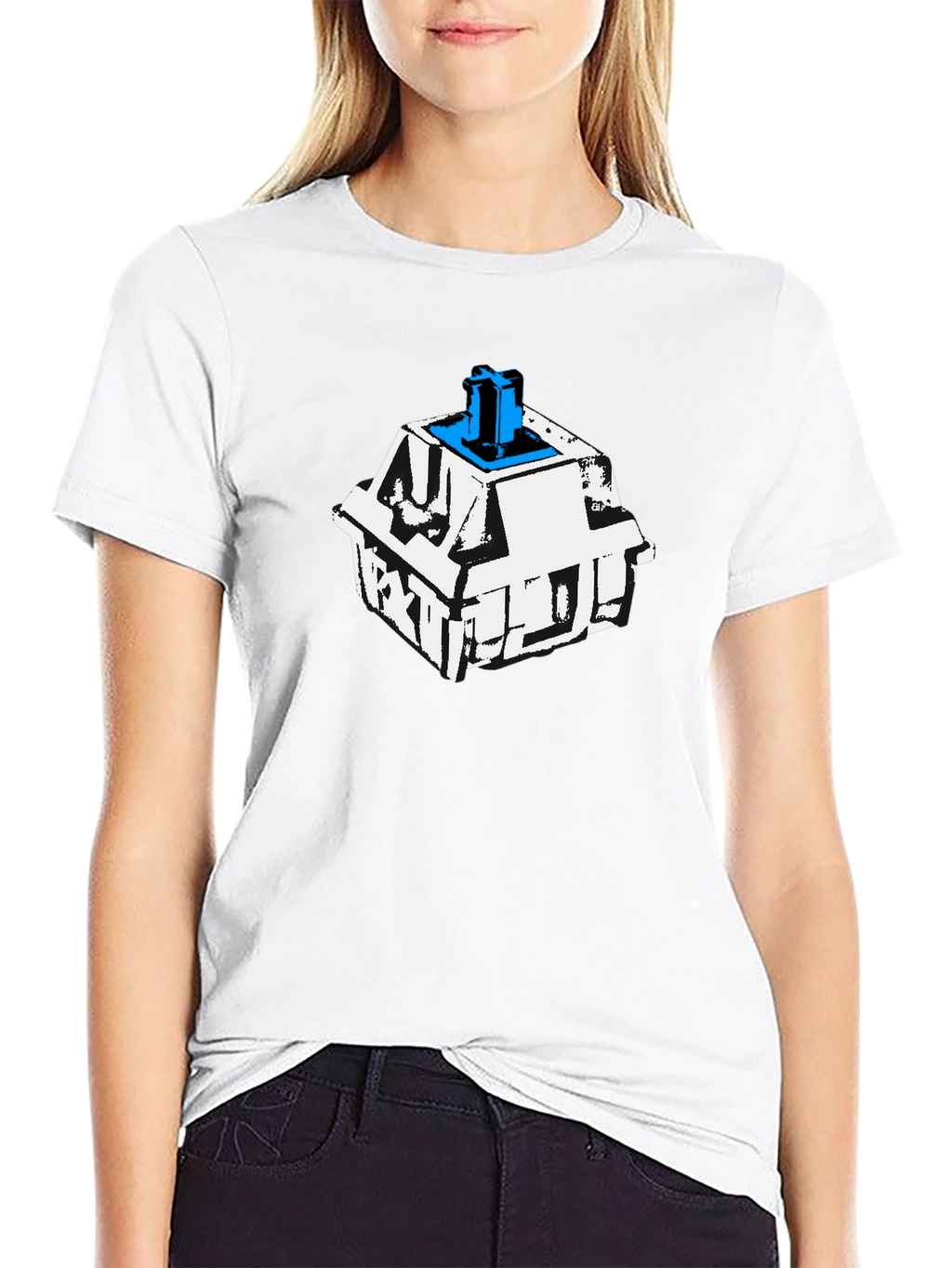 Keyboard Switch Graphic Tee - Cool Tech Shirt