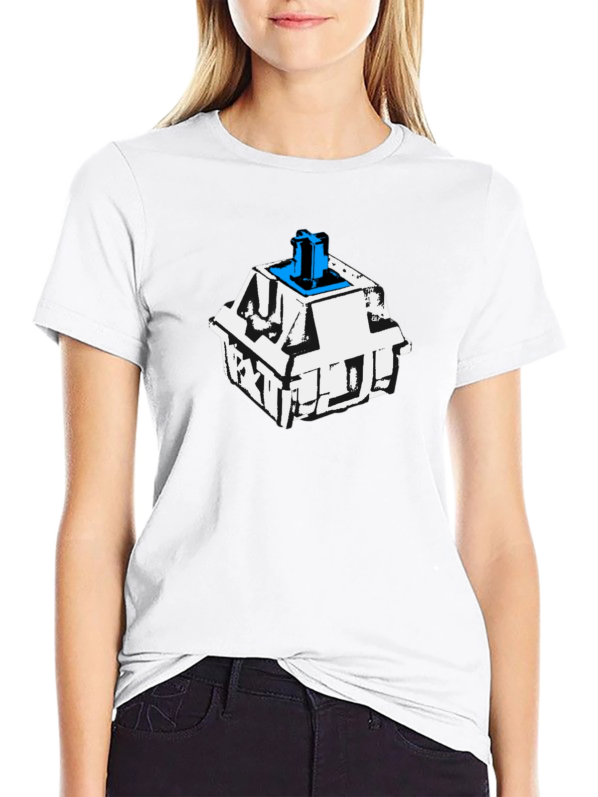 Keyboard Switch Graphic Tee - Cool Tech Shirt
