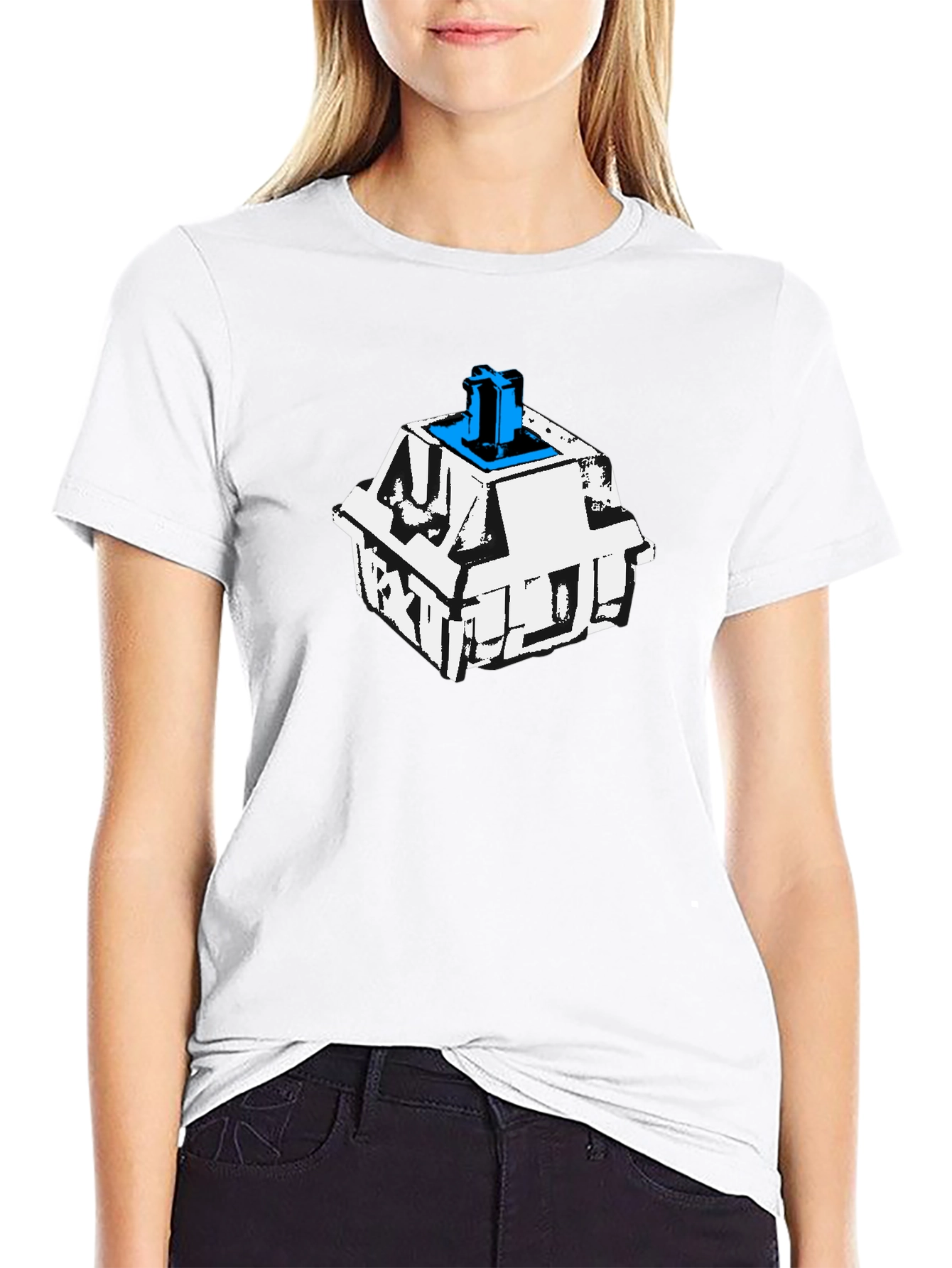 Keyboard Switch Graphic Tee - Cool Tech Shirt