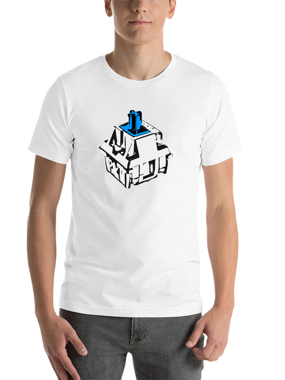 Keyboard Switch Graphic Tee - Cool Tech Shirt