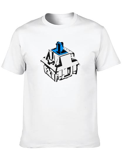 Keyboard Switch Graphic Tee - Cool Tech Shirt