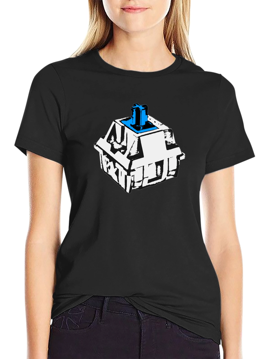 Keyboard Switch Graphic Tee - Cool Tech Shirt