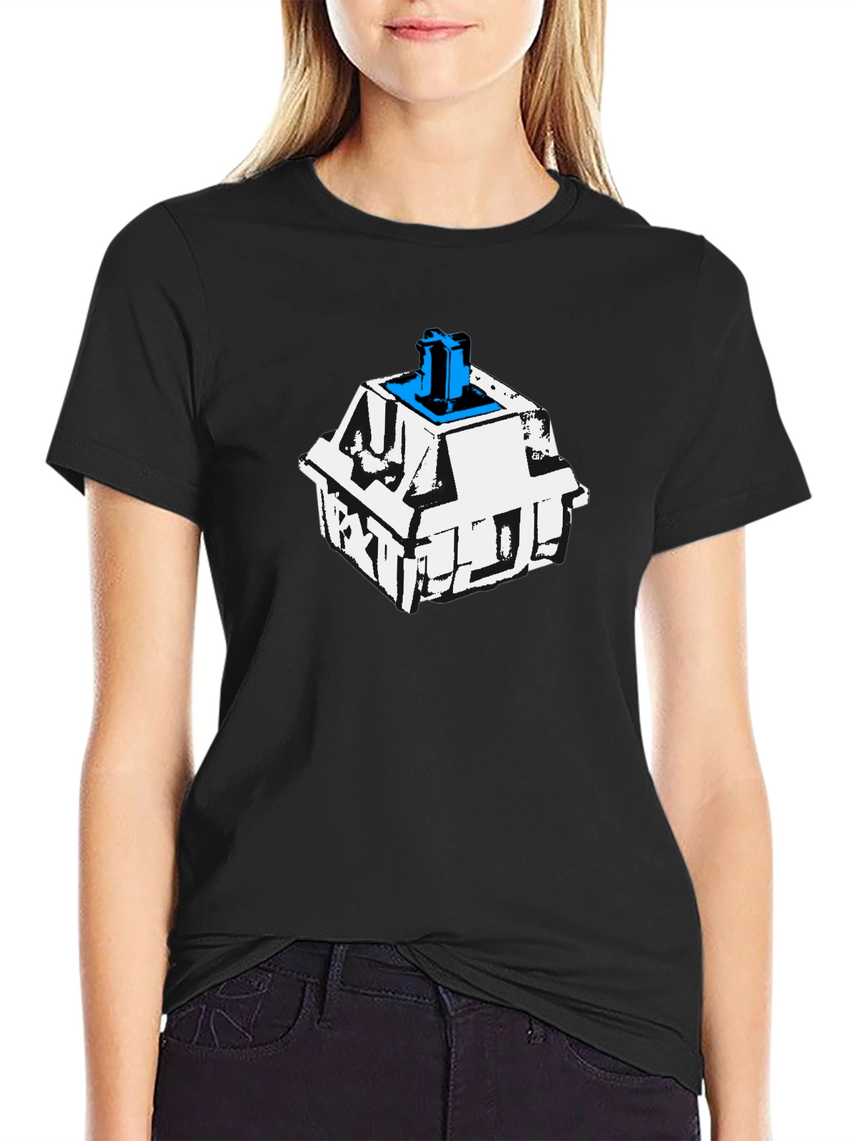 Keyboard Switch Graphic Tee - Cool Tech Shirt