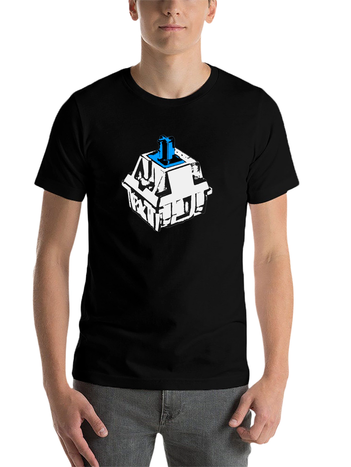 Keyboard Switch Graphic Tee - Cool Tech Shirt