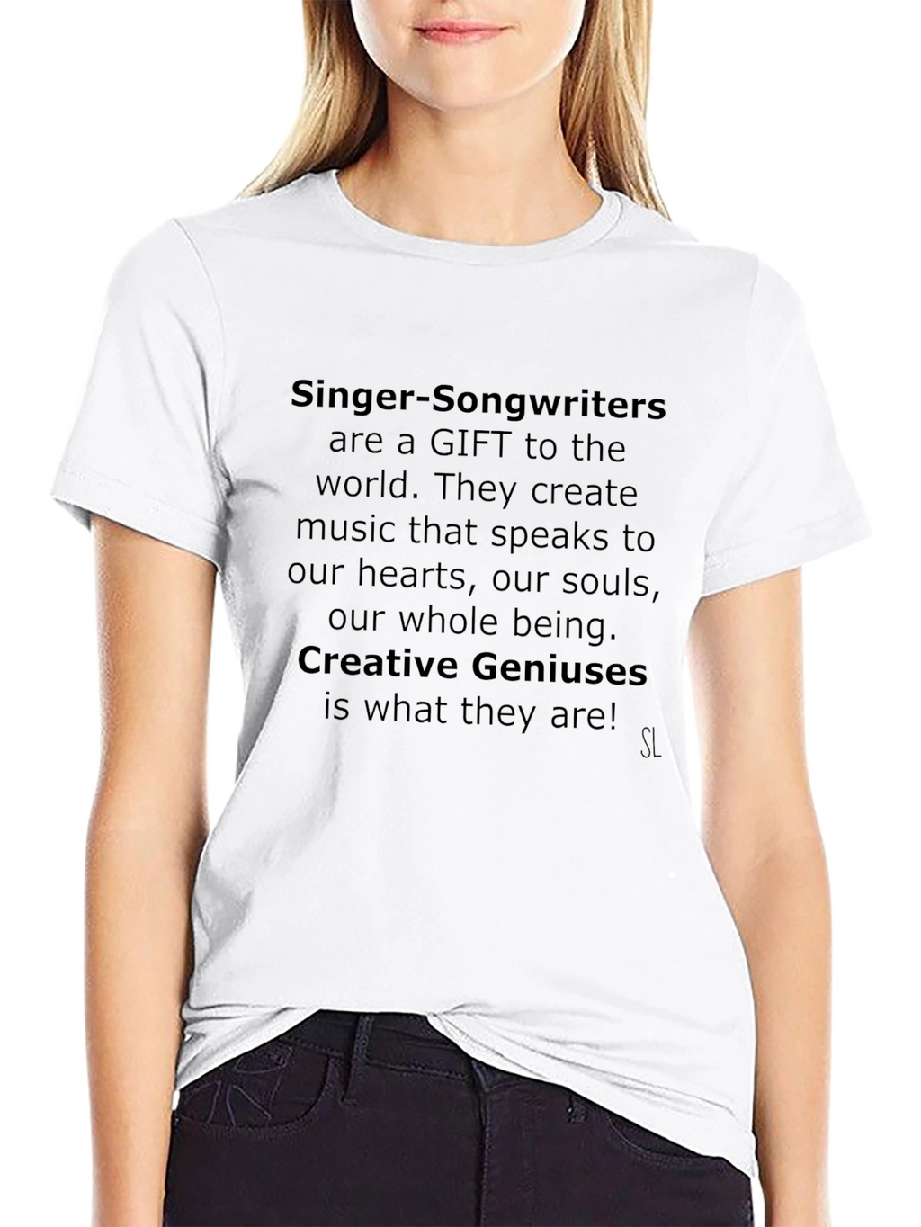 Singer Songwriter Gift T-Shirt Creative Genius Tee