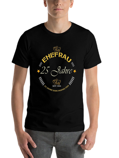 Ehefrau 25 Jahre T-Shirt - Anniversary Gift Tee