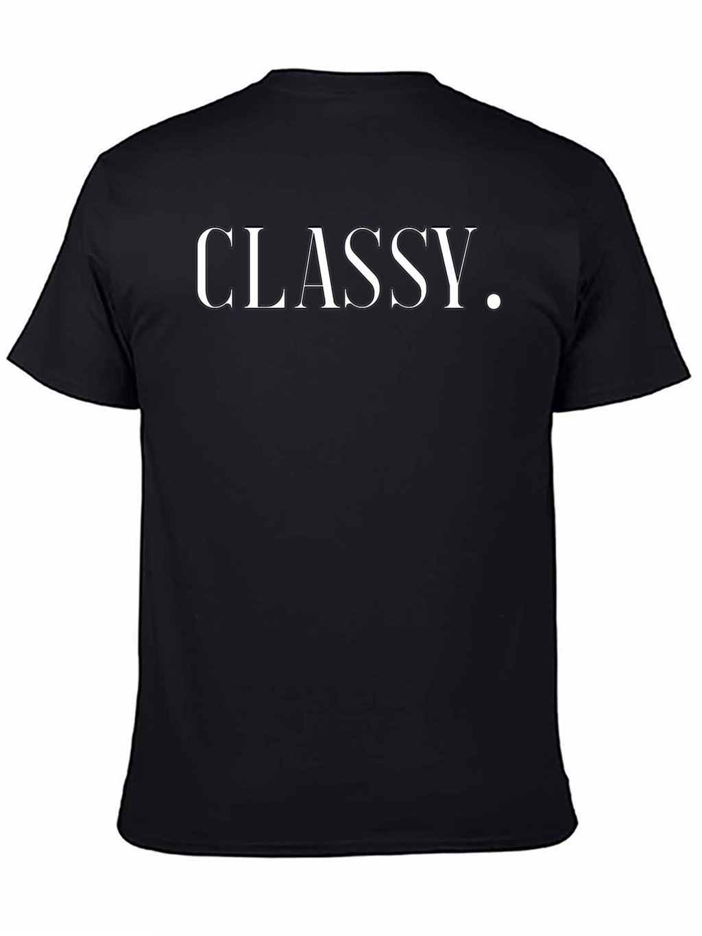 Classy Black Graphic Tee