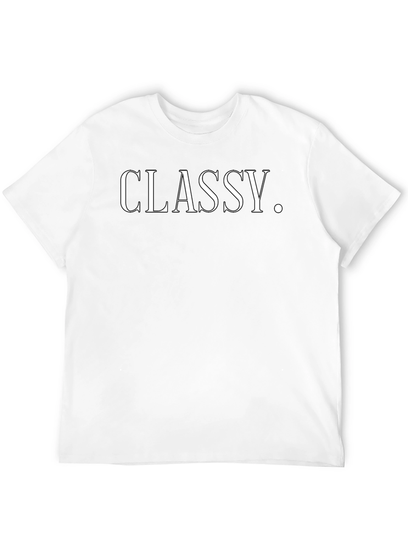 Classy Black Graphic Tee