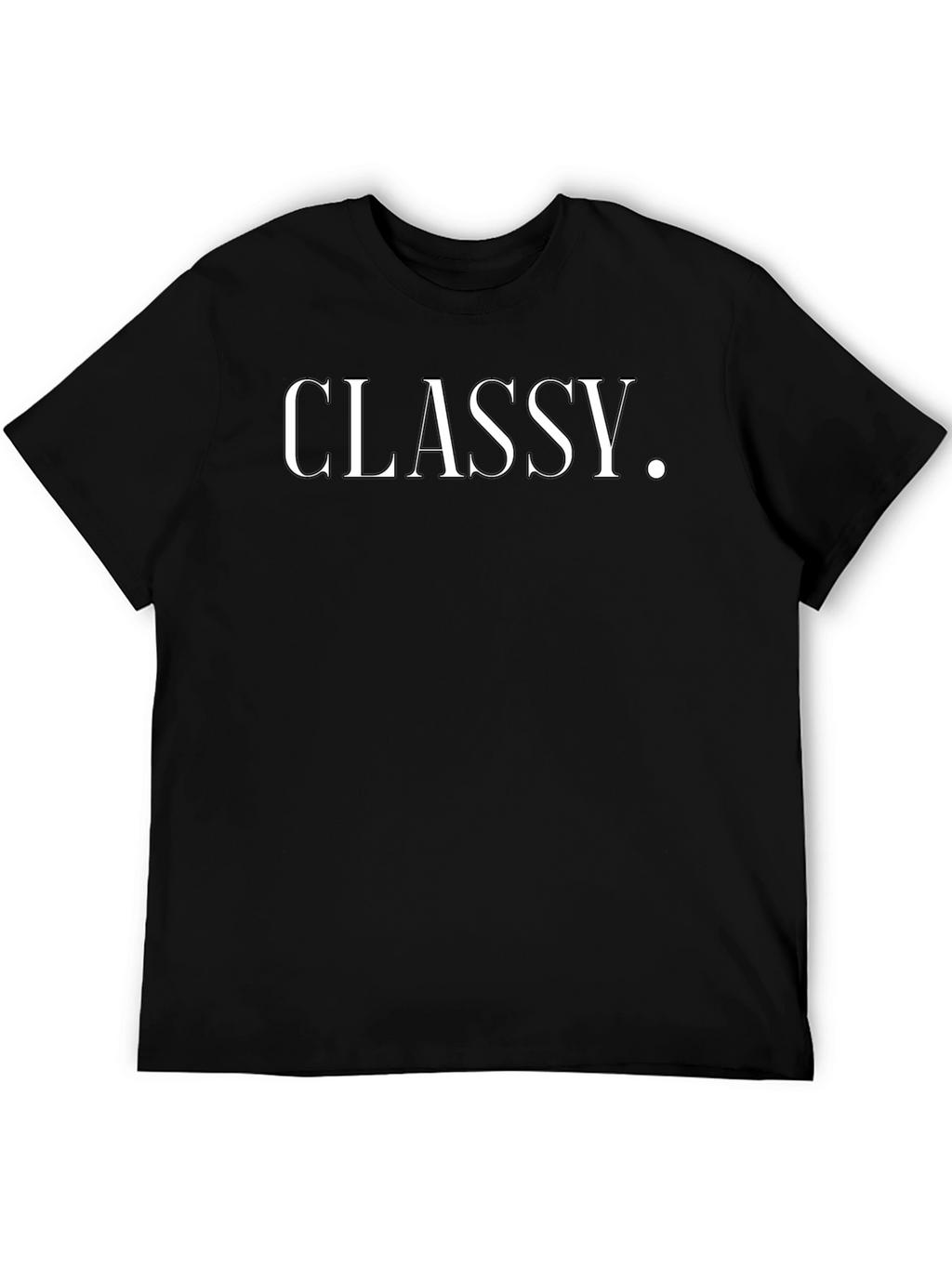 Classy Black Graphic Tee