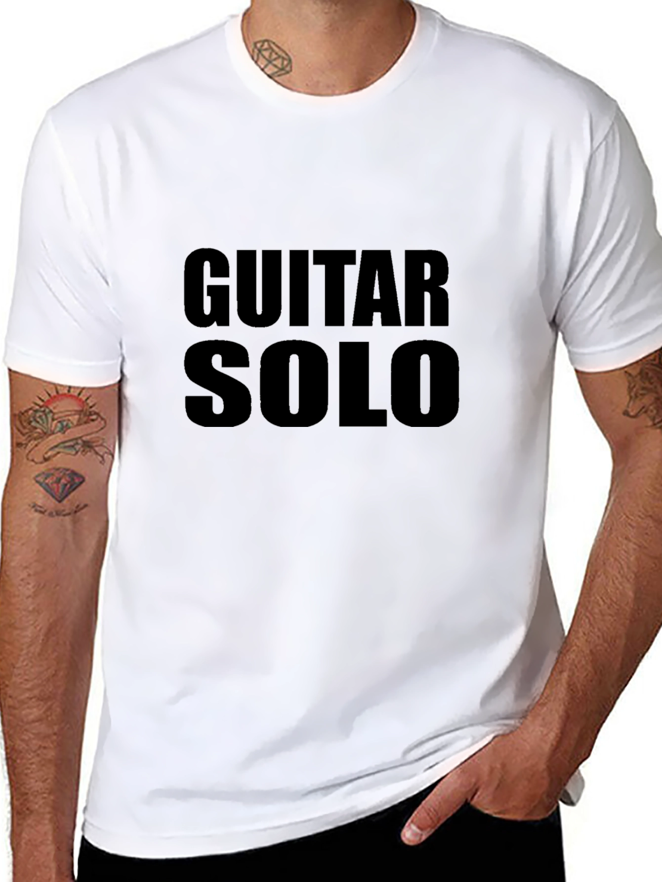 Guitar Solo Black T-Shirt