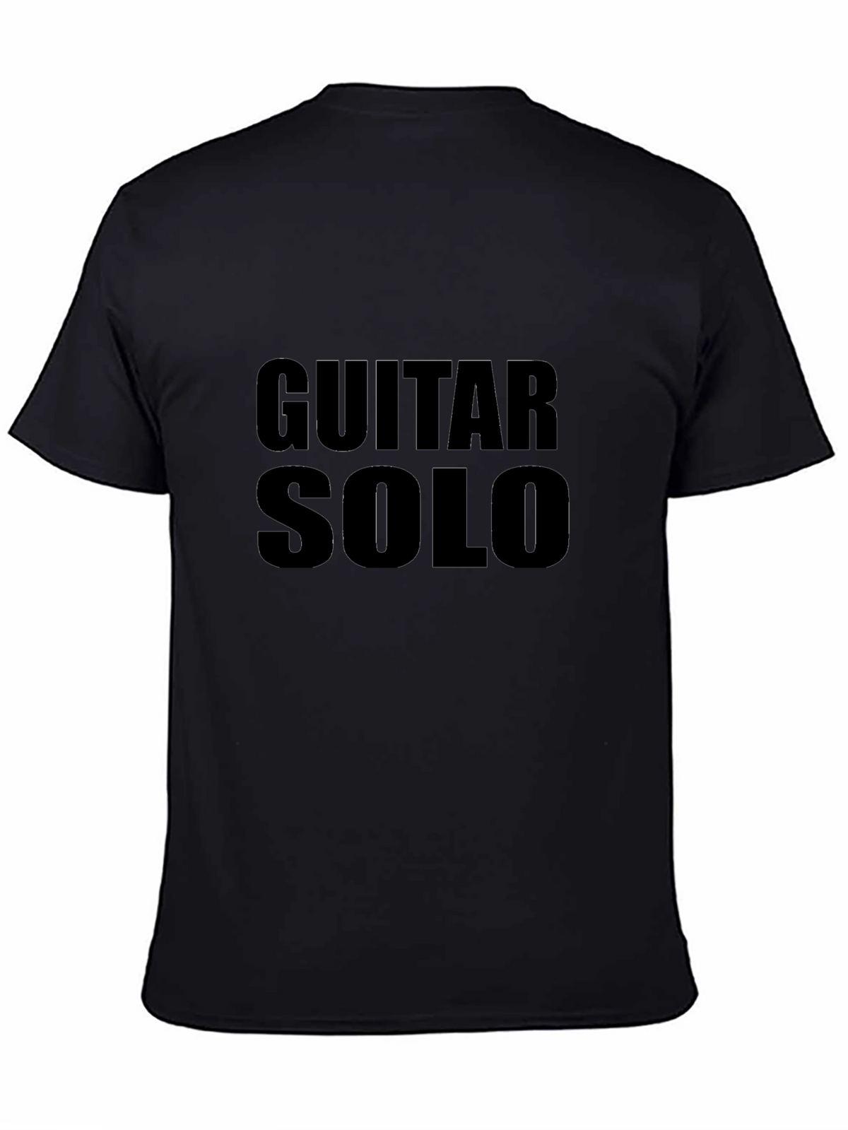 Guitar Solo Black T-Shirt