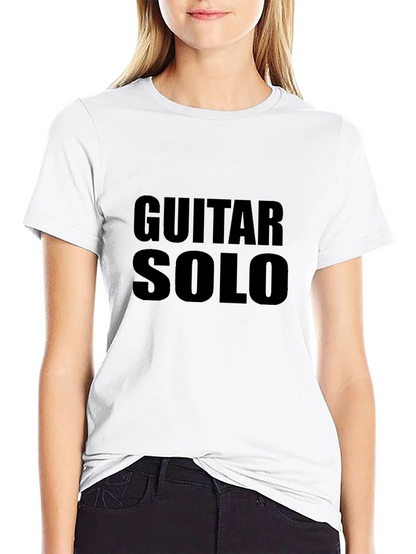 Guitar Solo Black T-Shirt