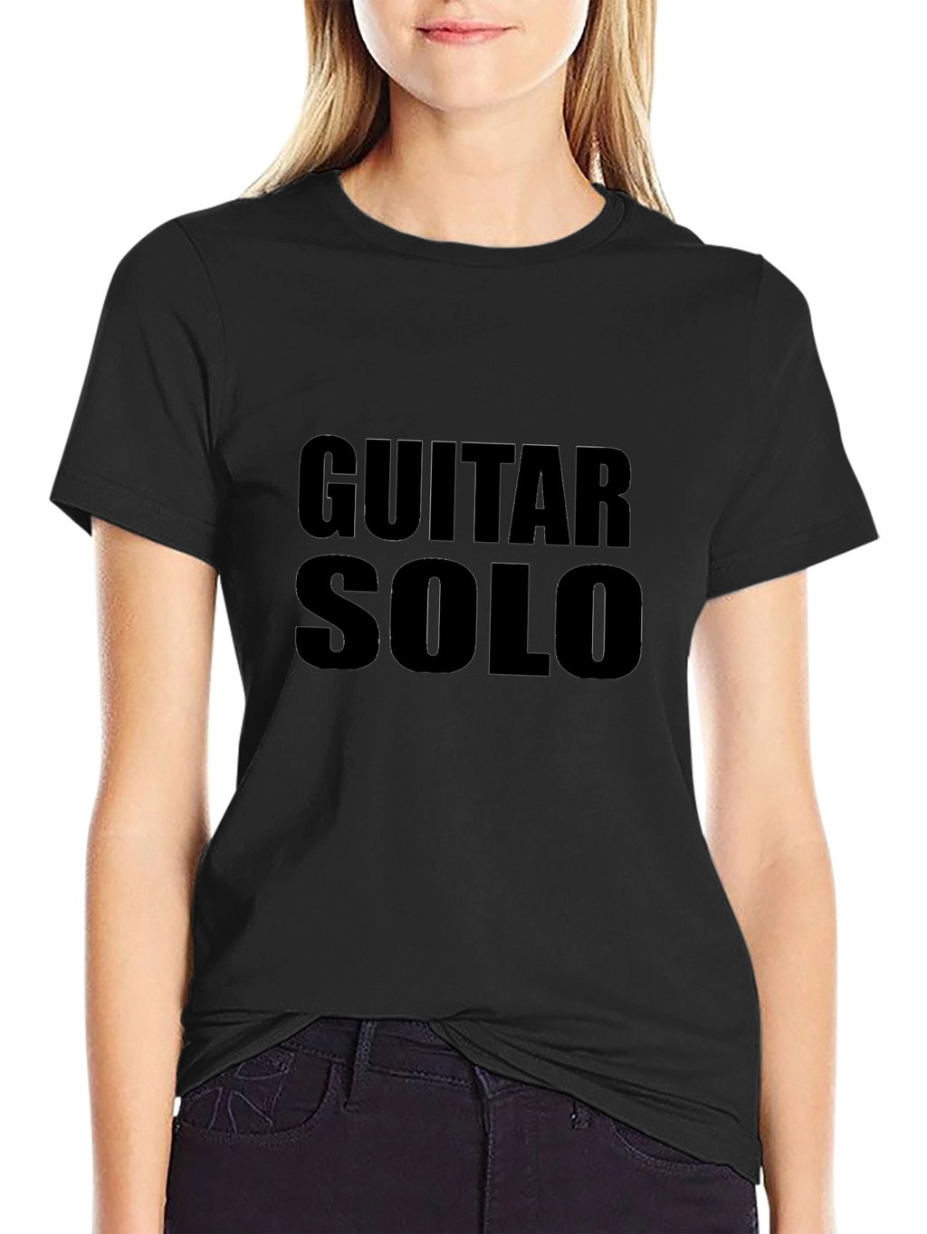 Guitar Solo Black T-Shirt