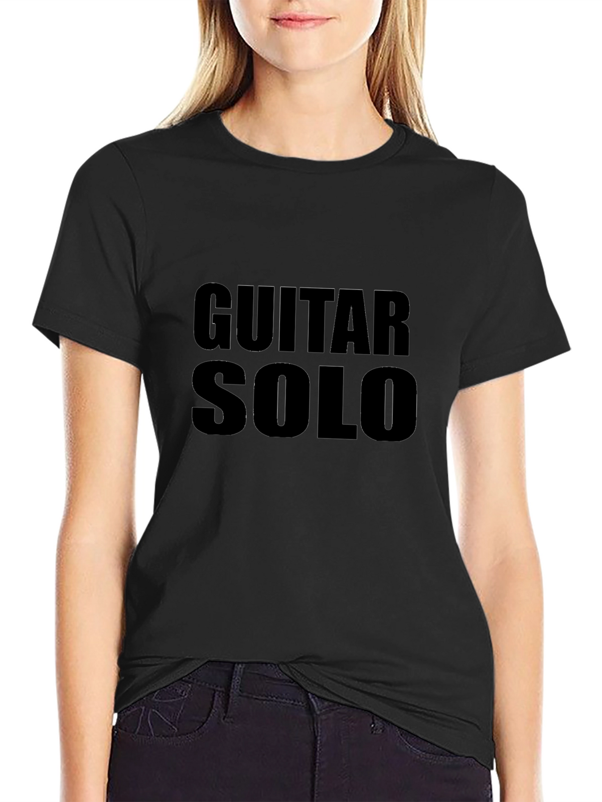 Guitar Solo Black T-Shirt