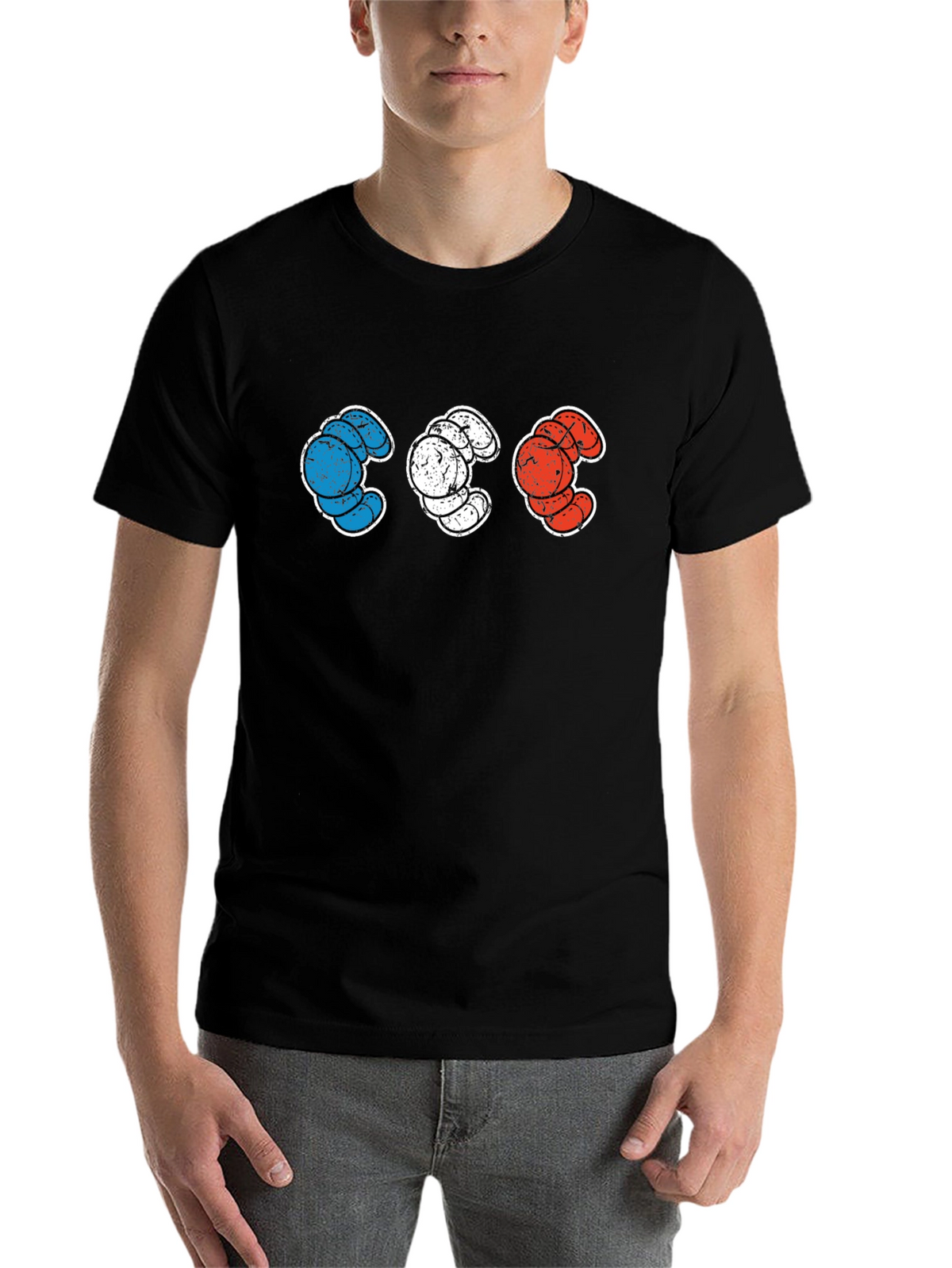 Cool Casual Black T-Shirt with Unique Graphic Design