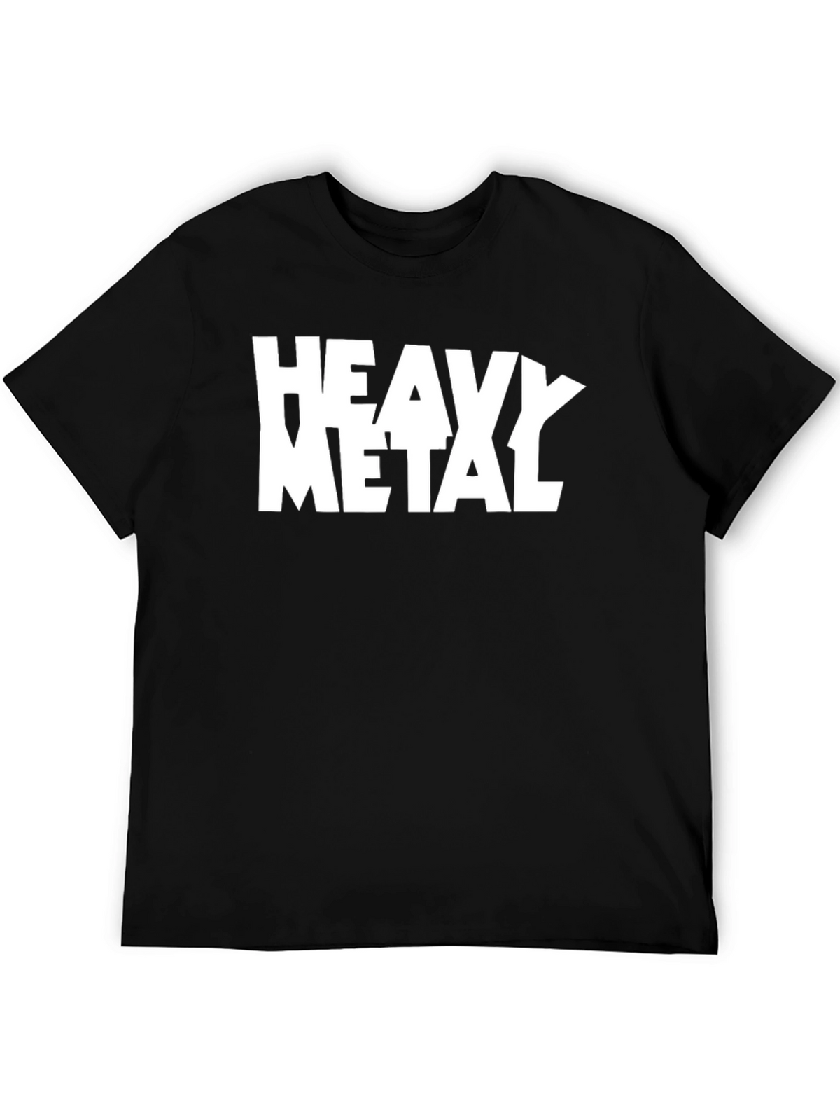 Heavy Metal Graphic Tee - Black Cotton T-Shirt