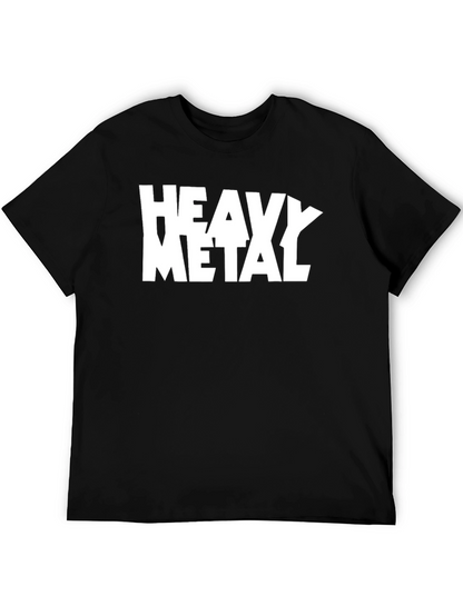 Heavy Metal Graphic Tee - Black Cotton T-Shirt
