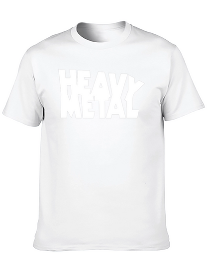 Heavy Metal Graphic Tee - Black Cotton T-Shirt