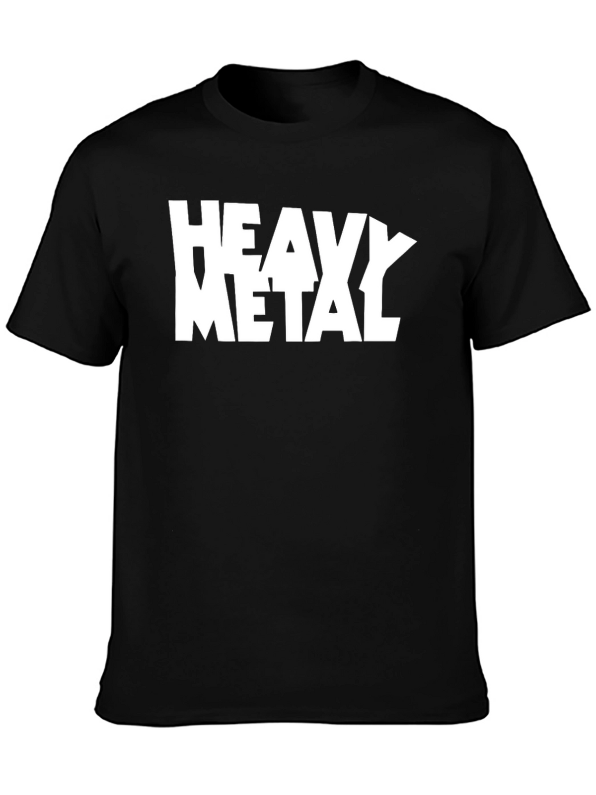 Heavy Metal Graphic Tee - Black Cotton T-Shirt