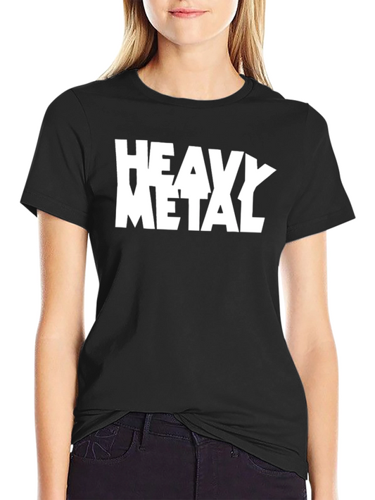 Heavy Metal Graphic Tee - Black Cotton T-Shirt