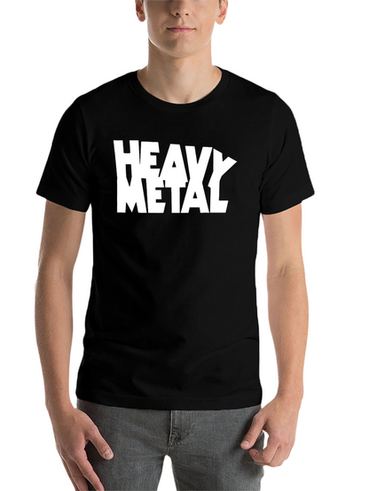Heavy Metal Graphic Tee - Black Cotton T-Shirt