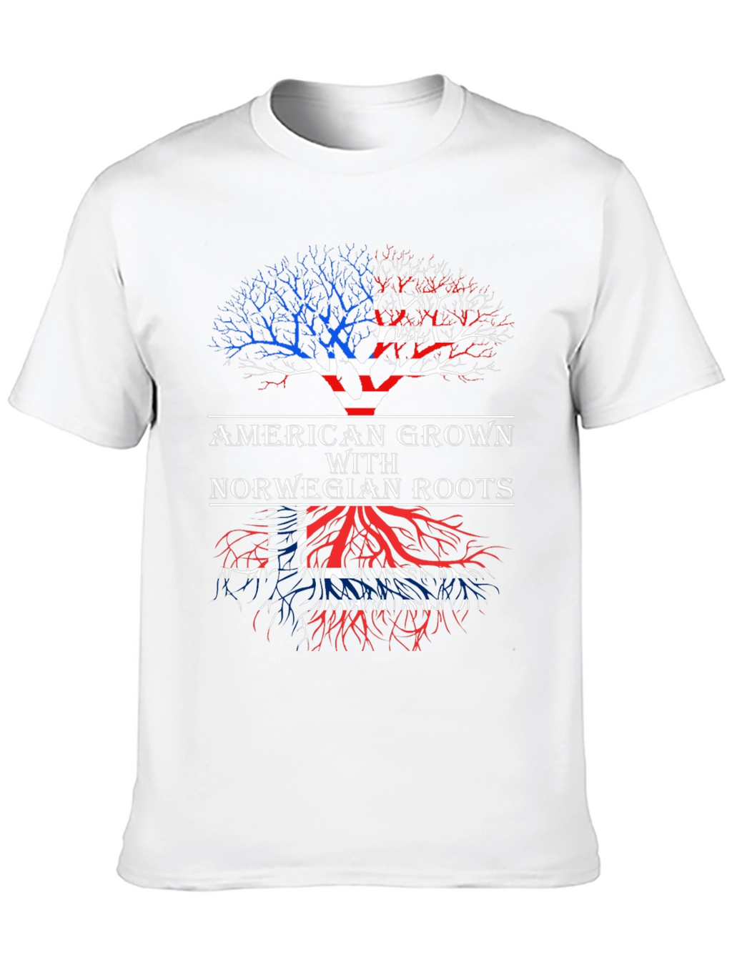 American Grown with Norwegian Roots T-Shirt