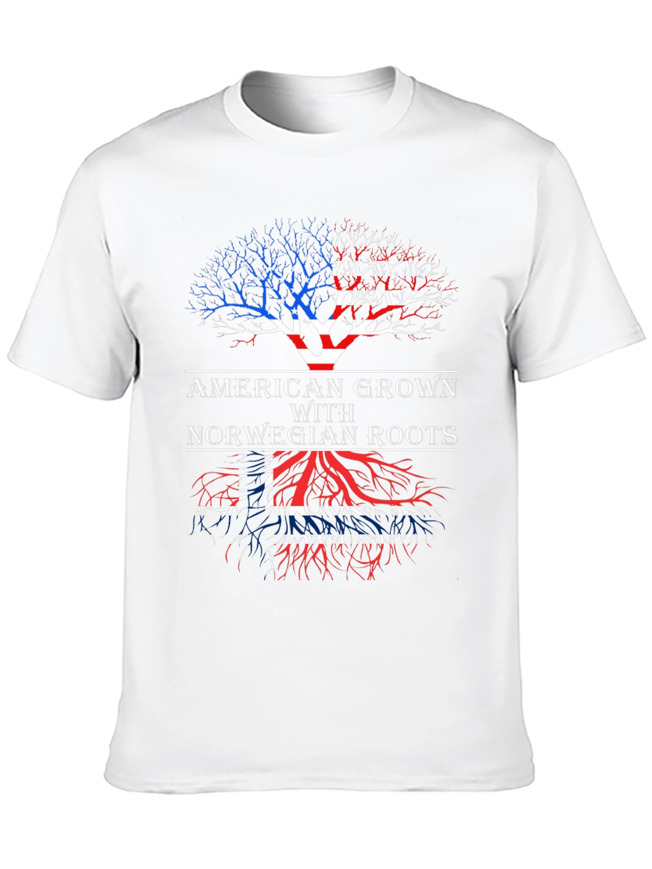 American Grown with Norwegian Roots T-Shirt