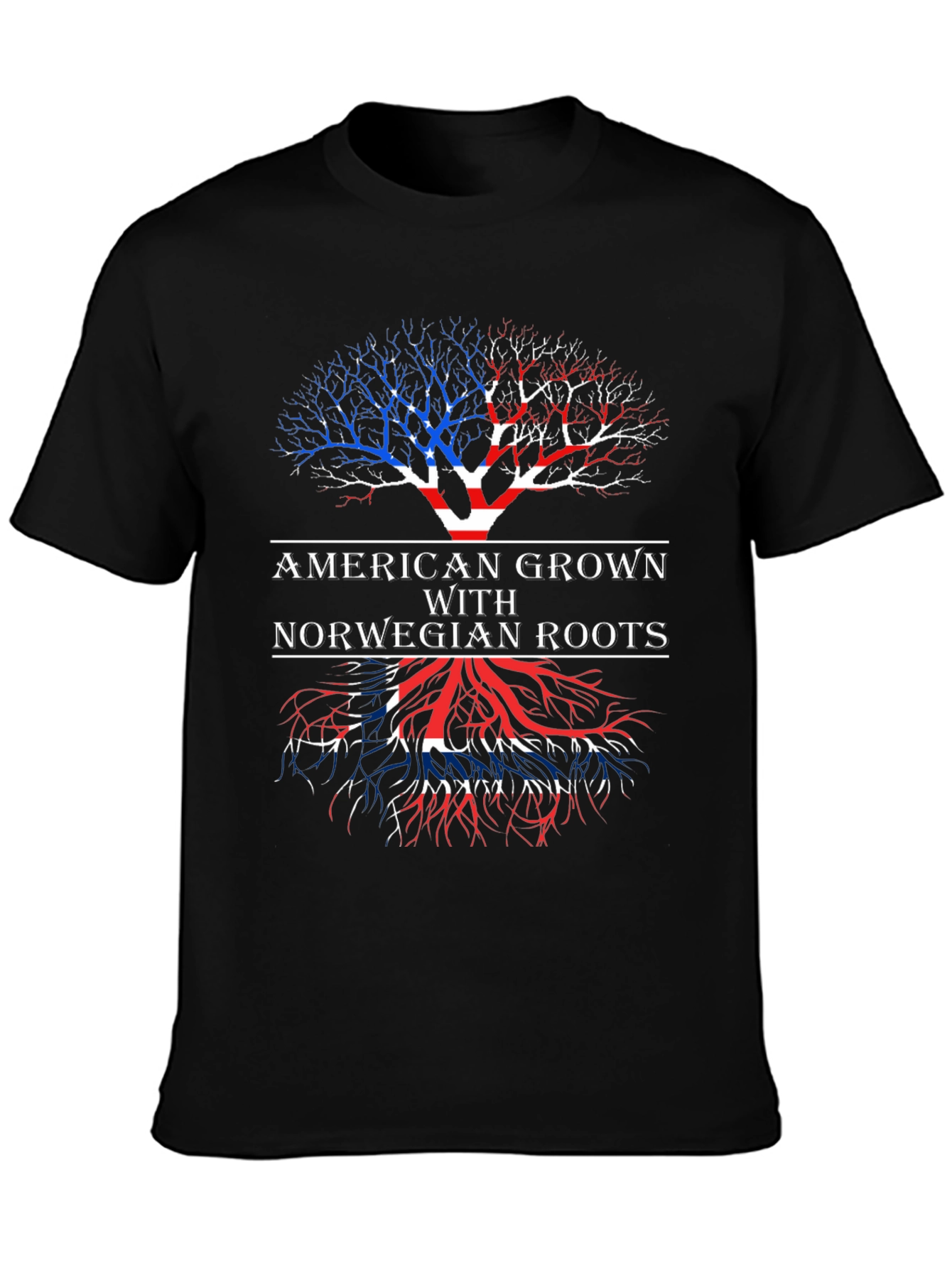 American Grown with Norwegian Roots T-Shirt