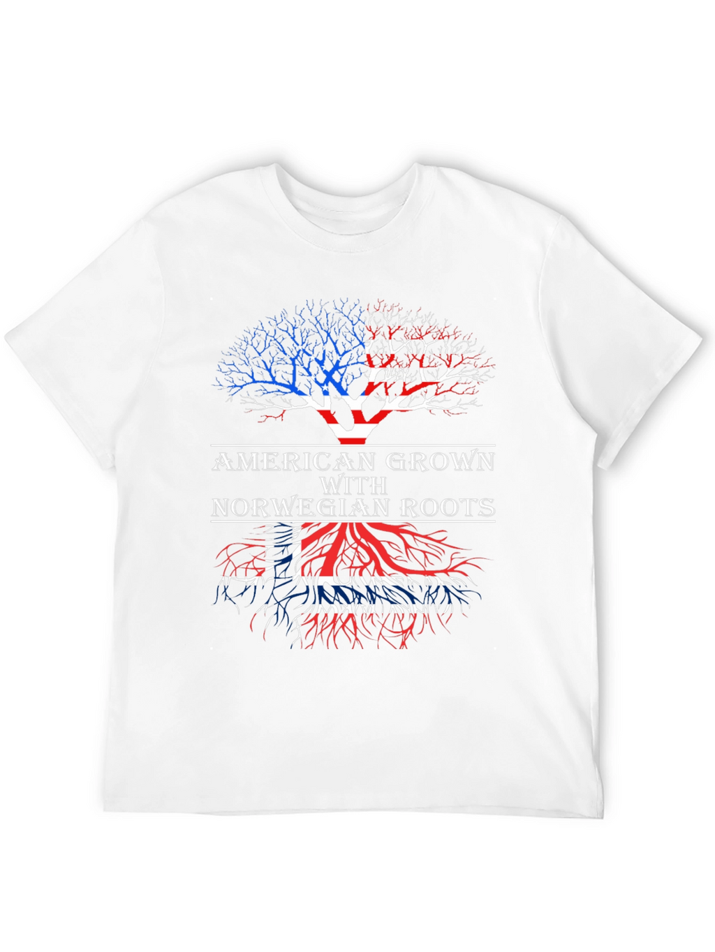 American Grown with Norwegian Roots T-Shirt