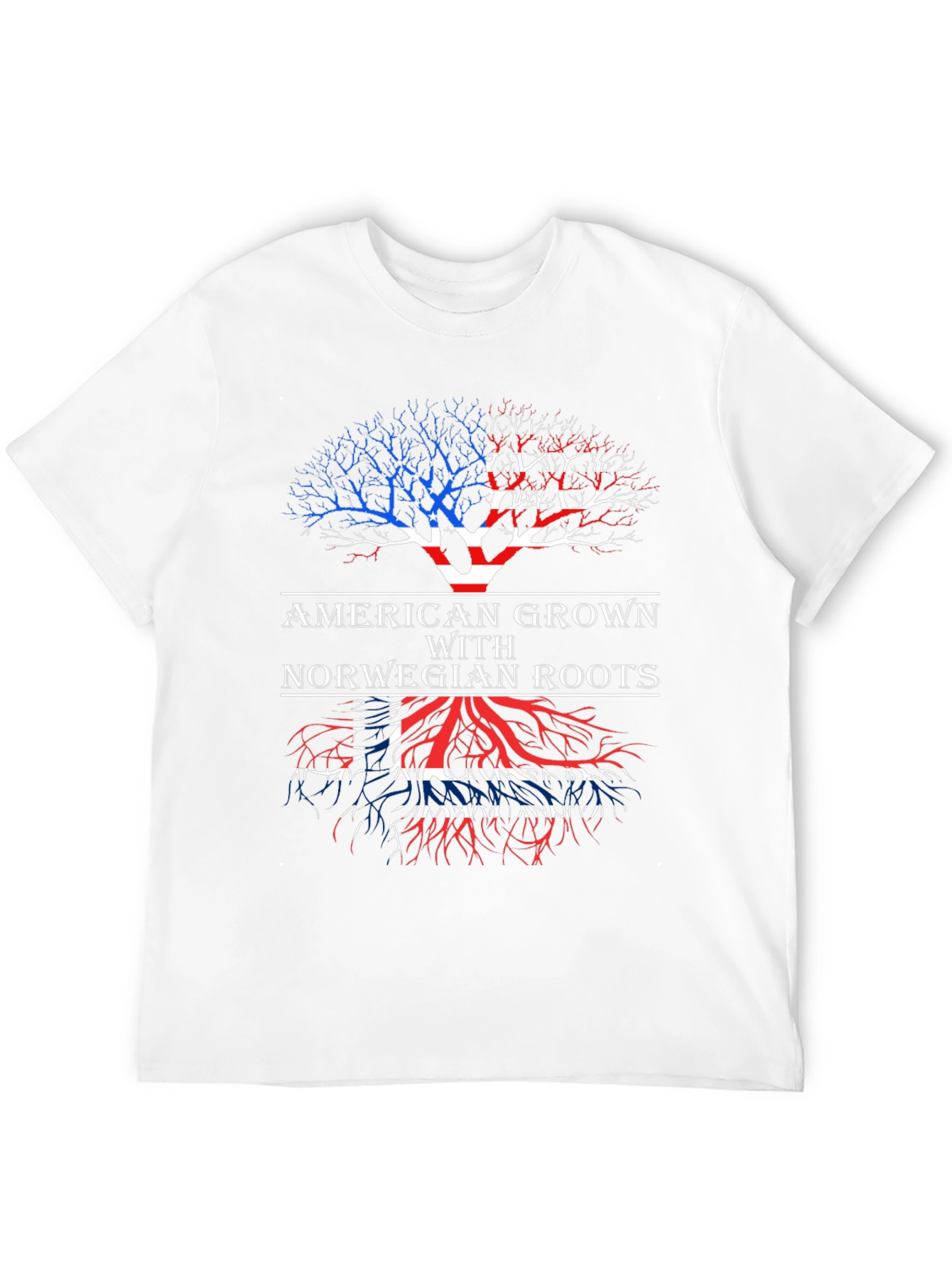 American Grown with Norwegian Roots T-Shirt