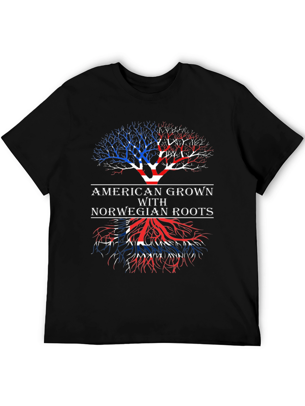 American Grown with Norwegian Roots T-Shirt