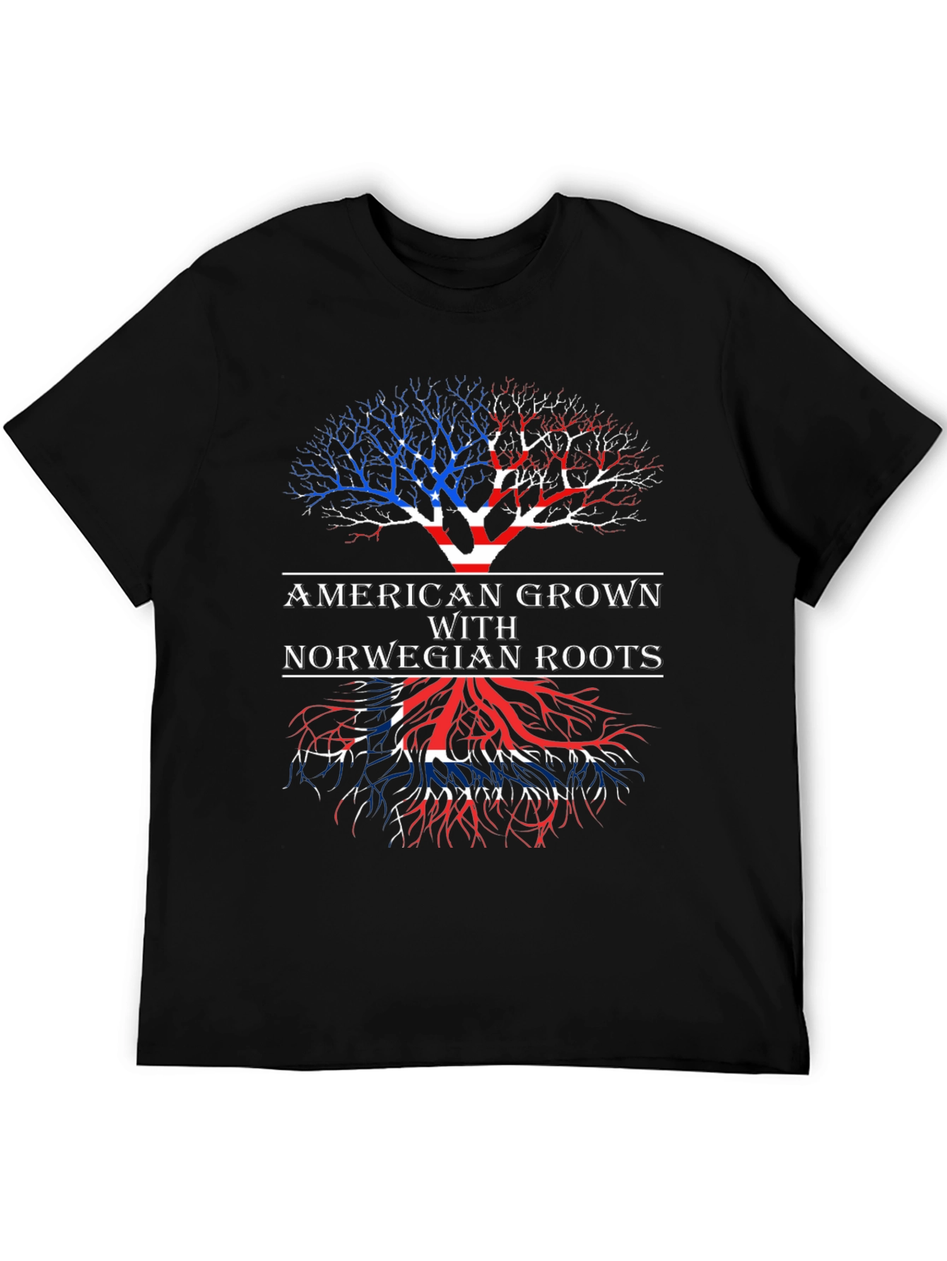 American Grown with Norwegian Roots T-Shirt