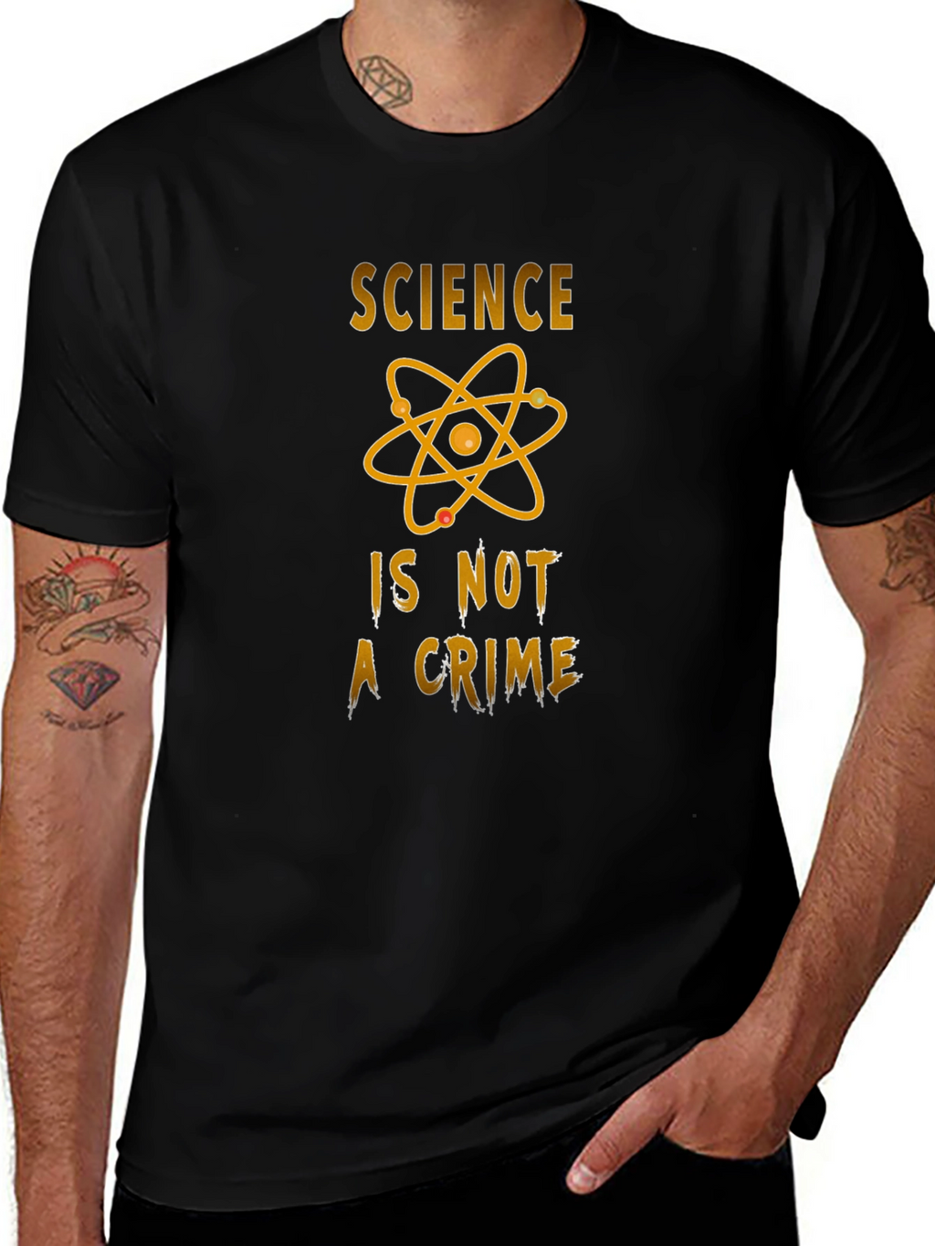 Science Is Not a Crime Graphic Tee