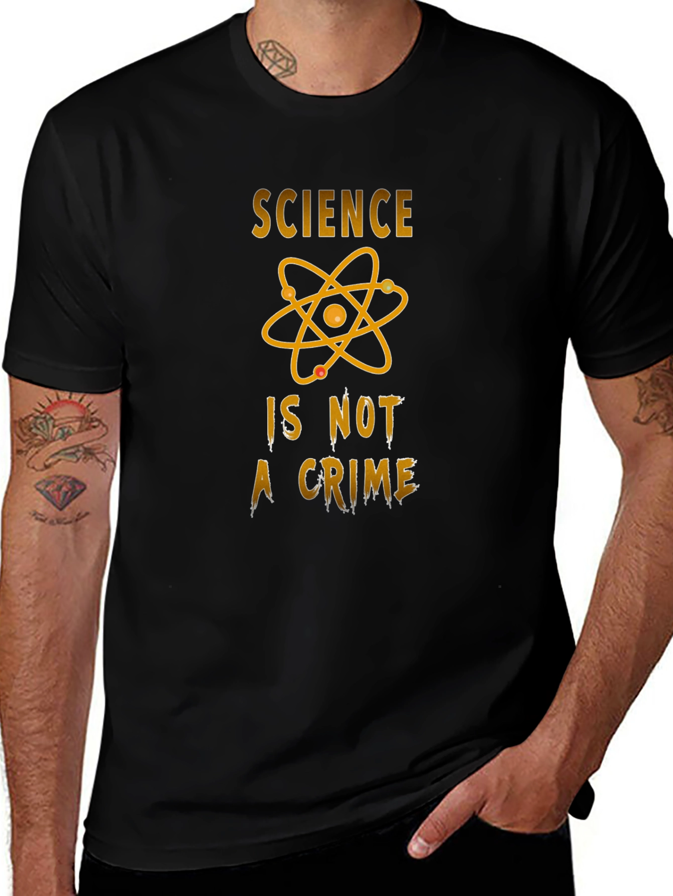 Science Is Not a Crime Graphic Tee