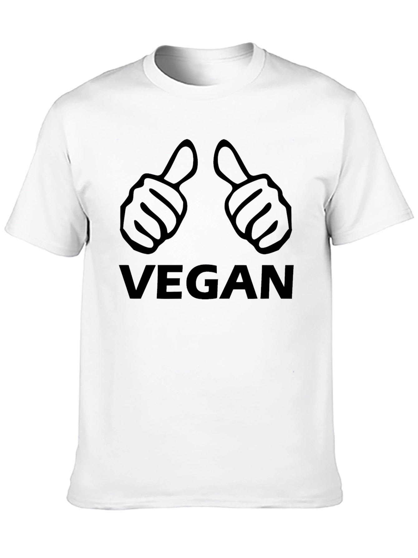 Vegan Thumbs Up Graphic T-Shirt