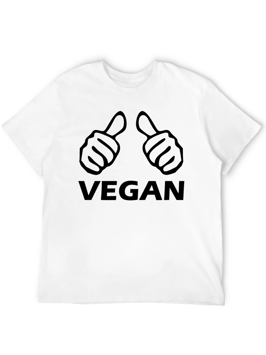 Vegan Thumbs Up Graphic T-Shirt