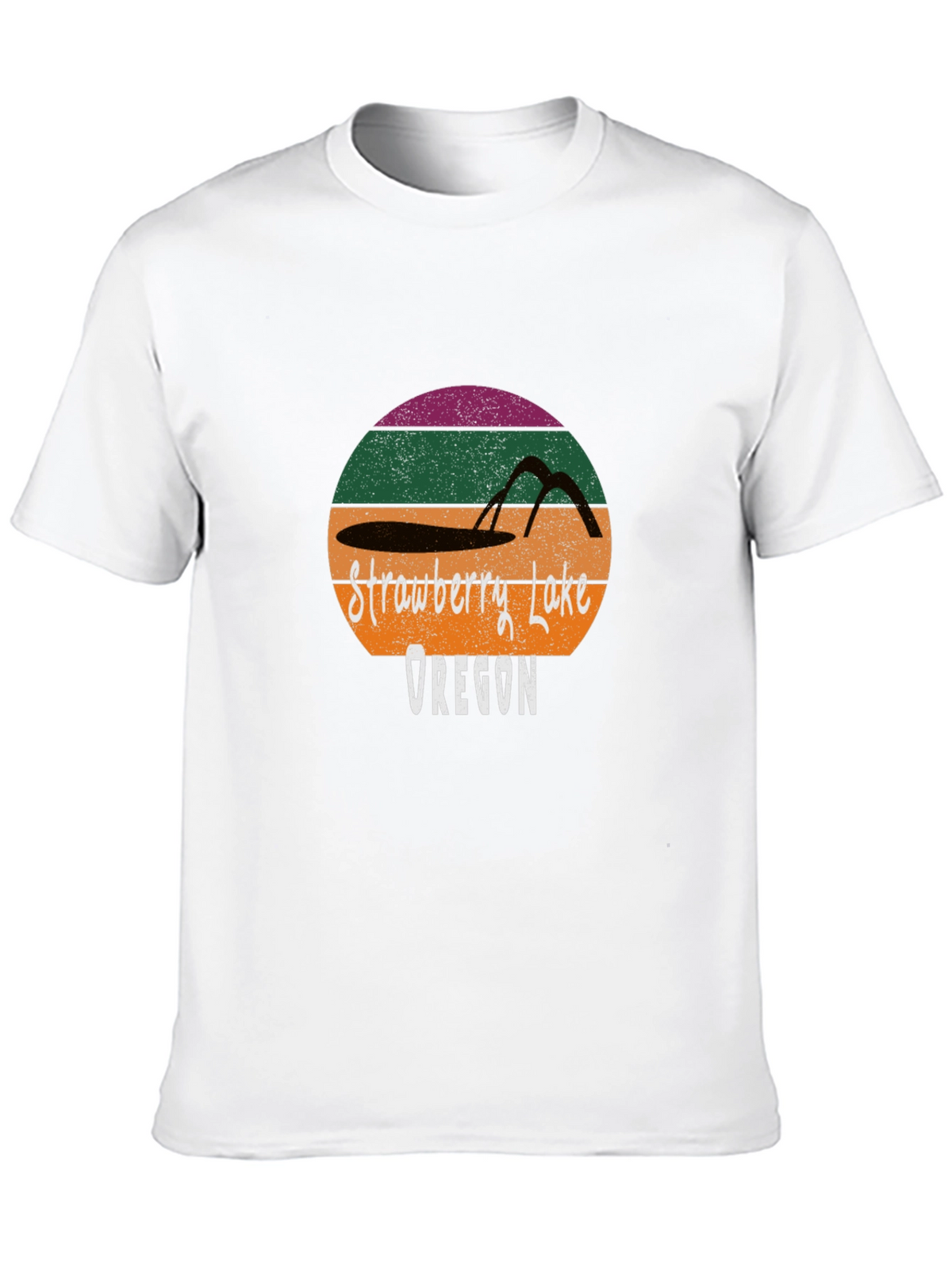 Strawberry Lake Oregon Retro T-Shirt