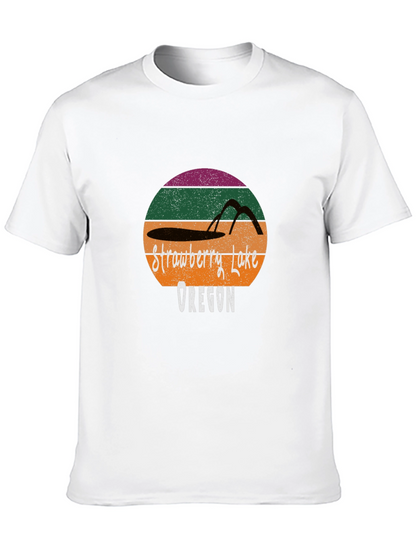Strawberry Lake Oregon Retro T-Shirt