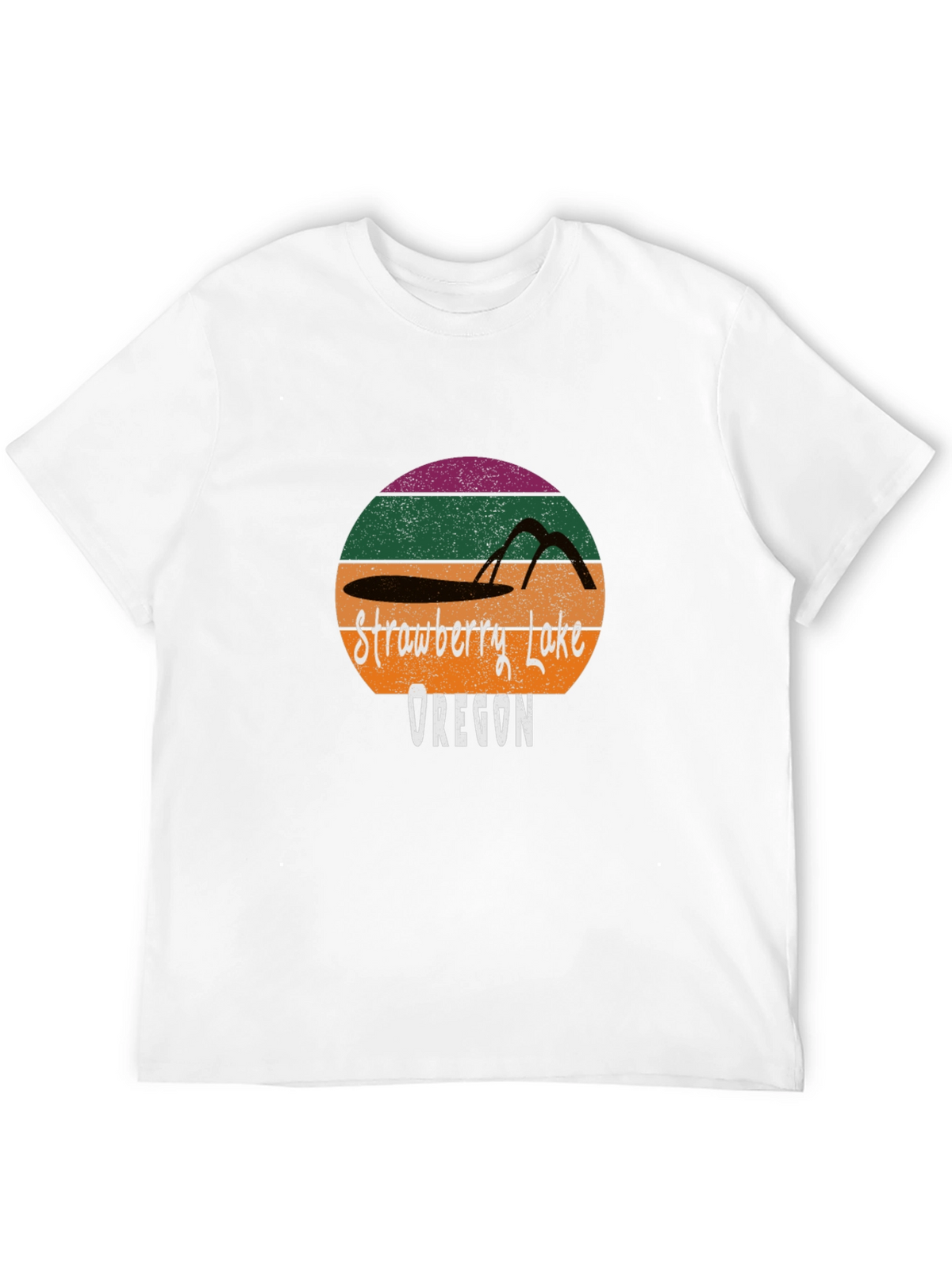 Strawberry Lake Oregon Retro T-Shirt