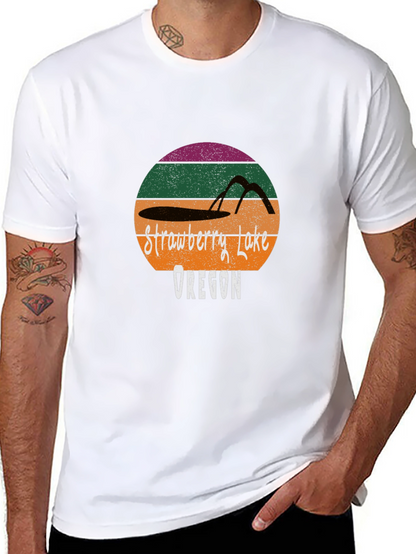 Strawberry Lake Oregon Retro T-Shirt