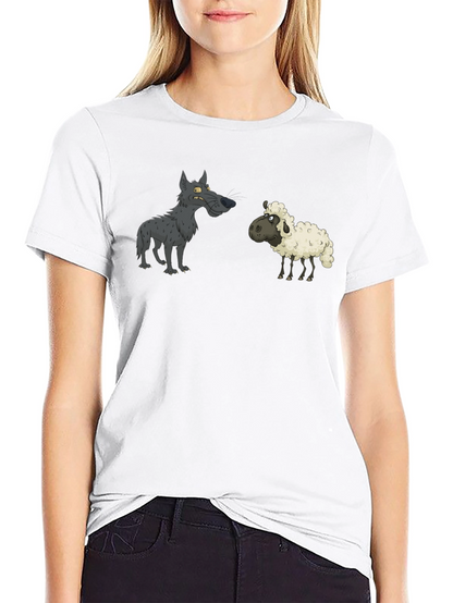 Wolf in Sheeps Clothing Black T-Shirt