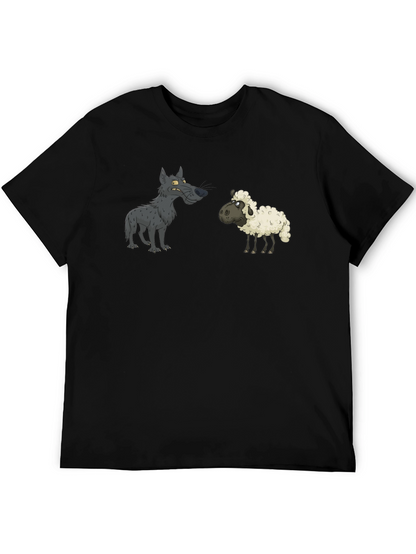 Wolf in Sheeps Clothing Black T-Shirt