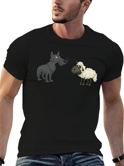 Wolf in Sheeps Clothing Black T-Shirt