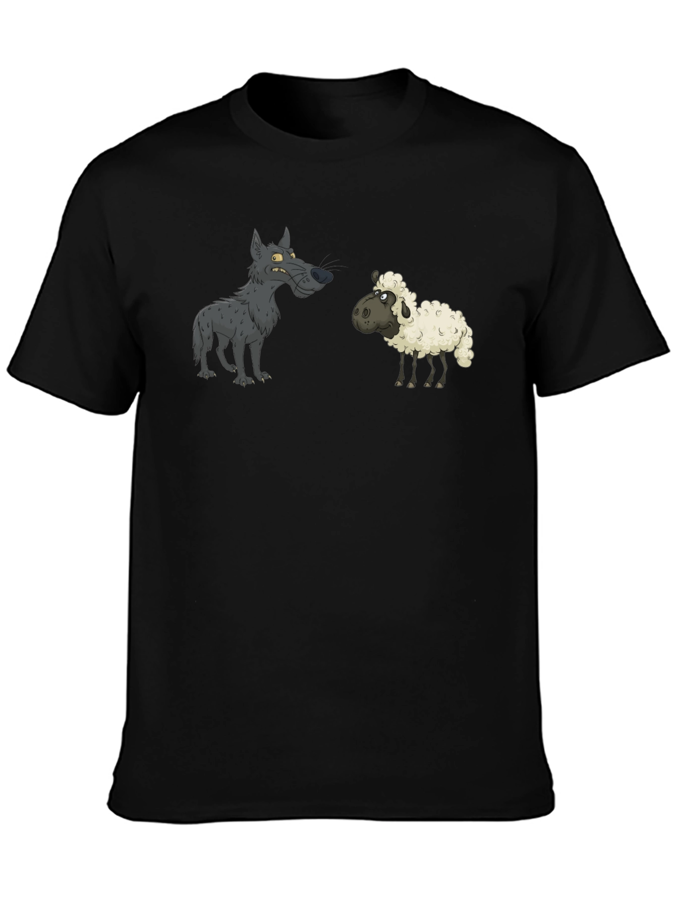 Wolf in Sheeps Clothing Black T-Shirt