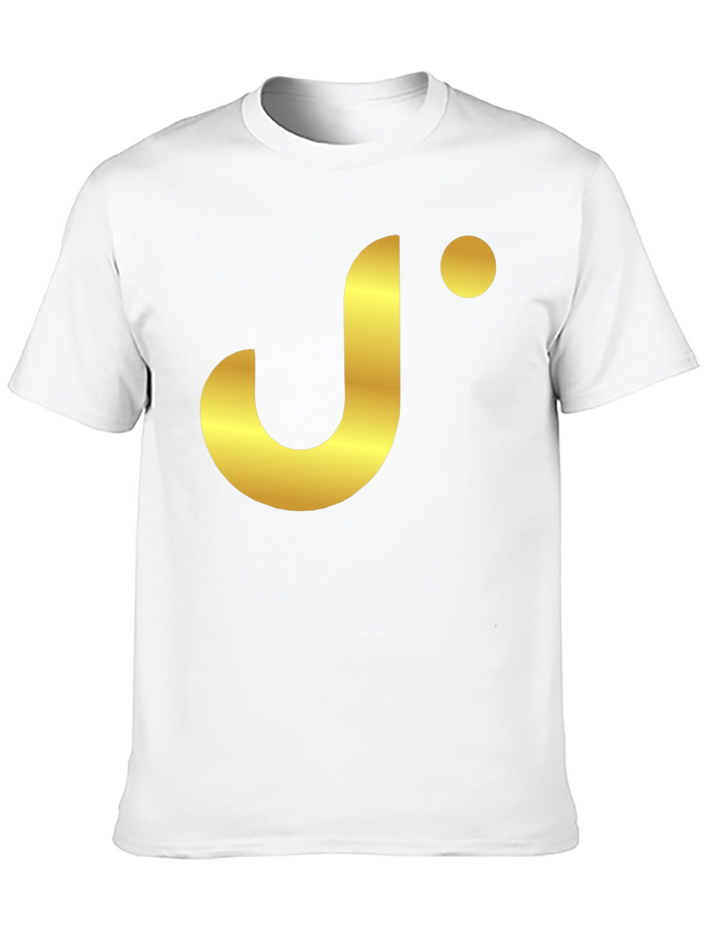 Stylish Black T-Shirt with Gold J Logo