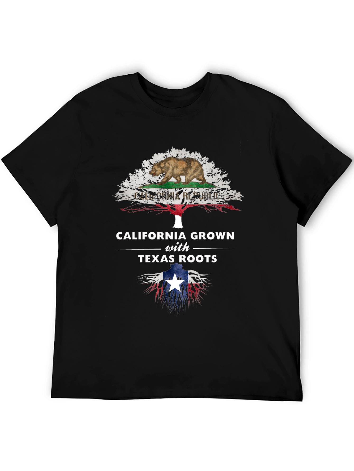California Grown with Texas Roots Graphic Tee