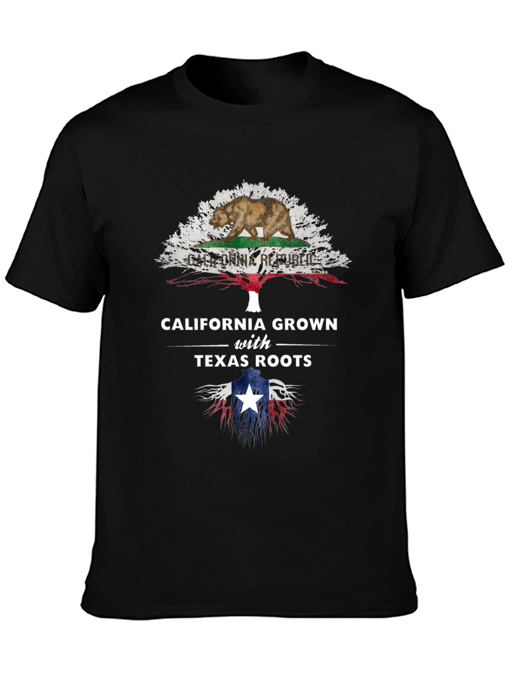 California Grown with Texas Roots Graphic Tee